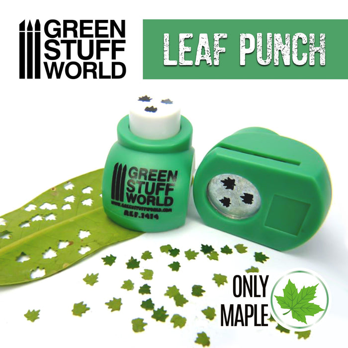 Miniature Leaf Punch - Medium Green