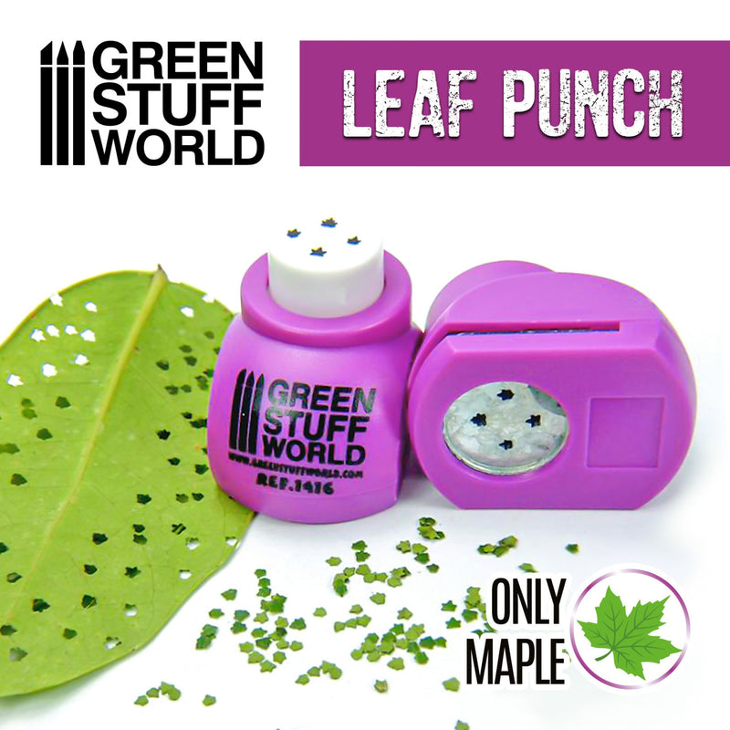Miniature Leaf Punch - Medium Purple