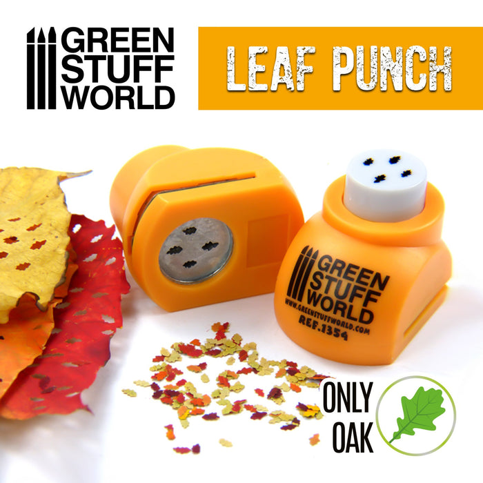 Miniature Leaf Punch - Orange