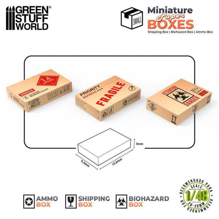 Miniature Printed Boxes - Small