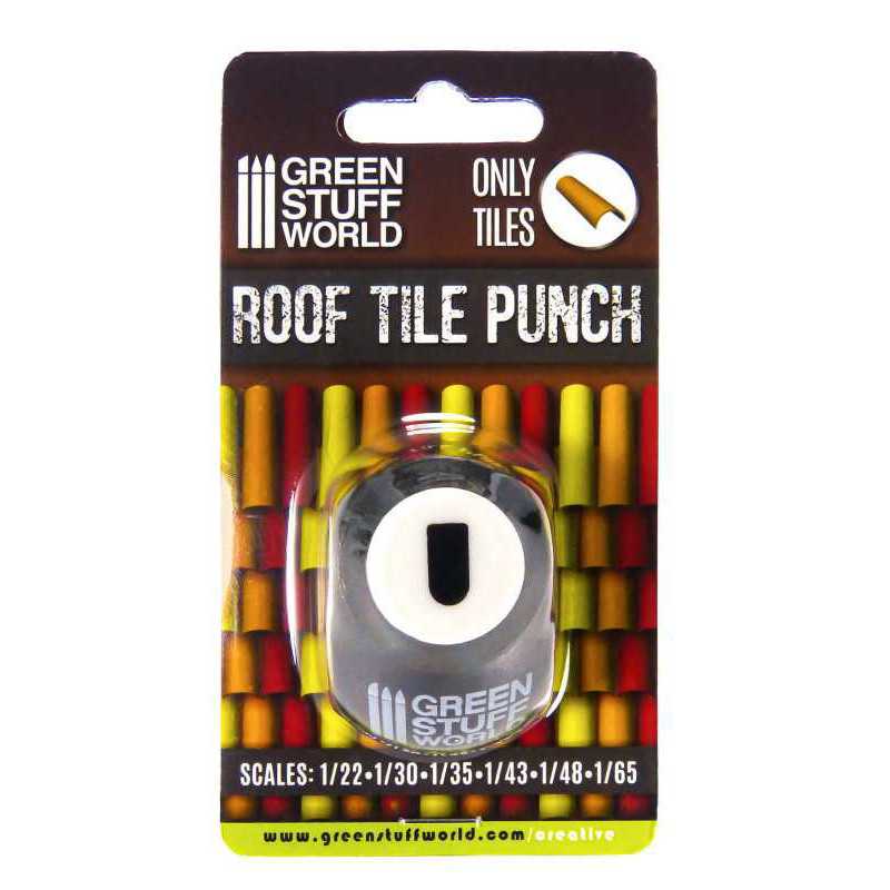 Green Stuff World: Miniature Roof Tile Punch - Black