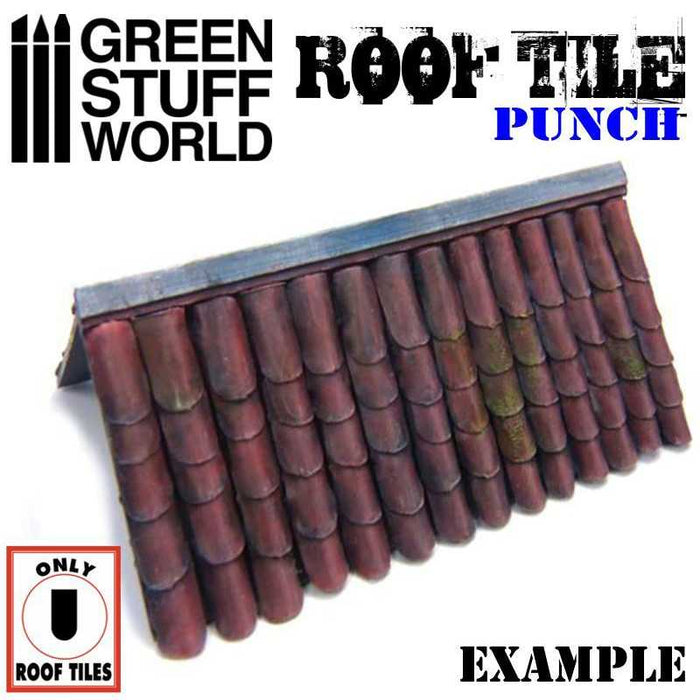 Green Stuff World: Miniature Roof Tile Punch - Black