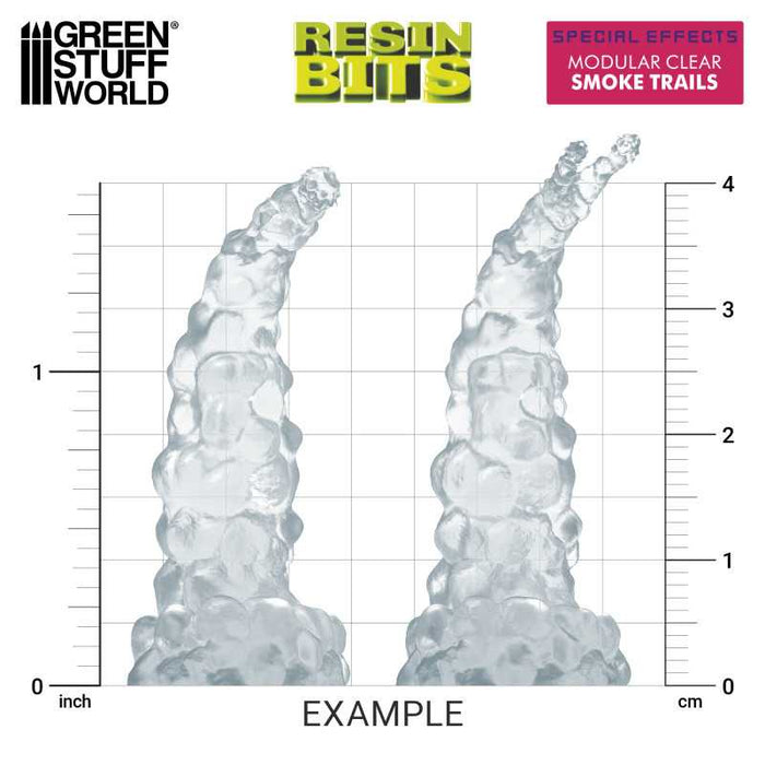 Modular Clear Smoke Trails for Jump Packs