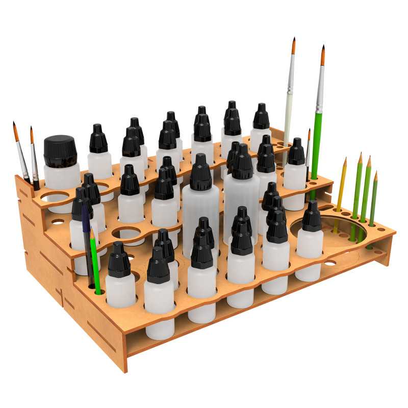 Modular Paint Rack - Front