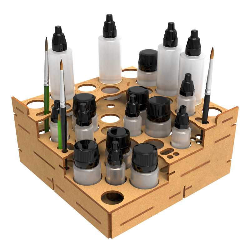 Modular Paint Rack - Straight Corner