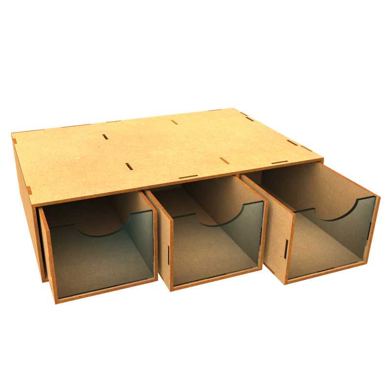 Modular Set 3x Drawers