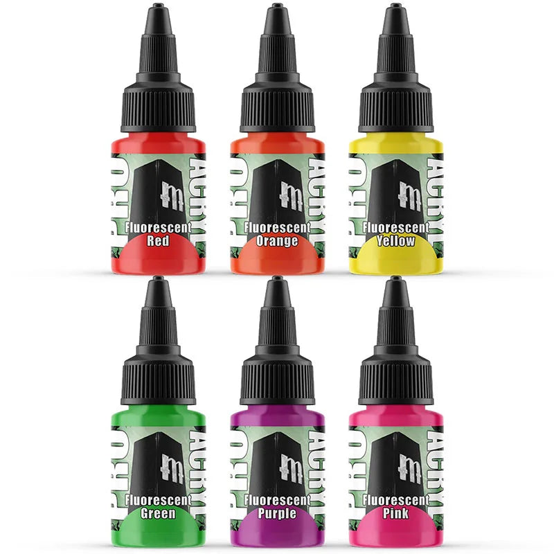 Pro Acryl Fluorescents Set (6x22ml)