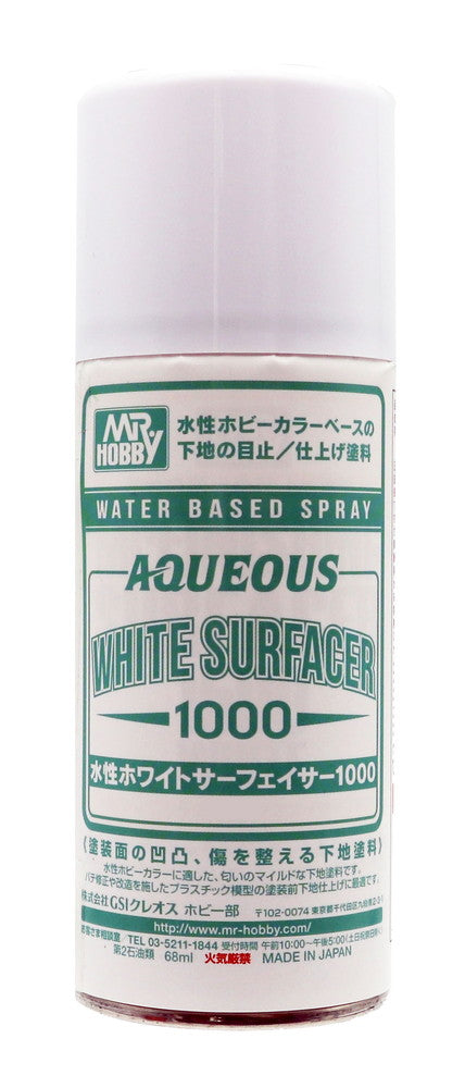 Aqueous Surfacer 1000 Spray - White (170ml)