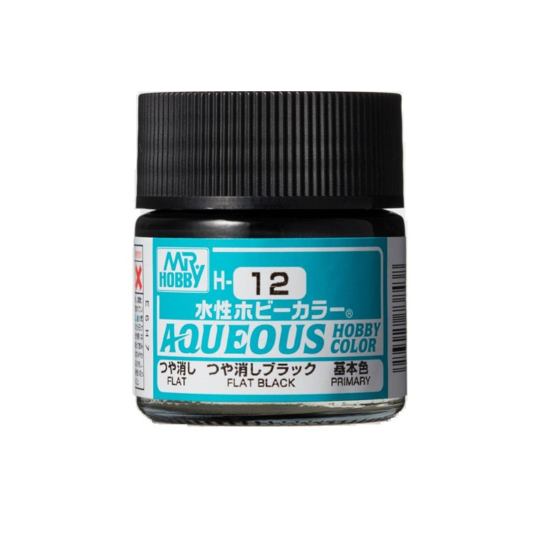 Mr. Hobby Aqueous Hobby Color Flat Black