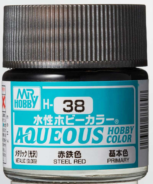 Mr. Hobby Aqueous Hobby Steel Red (Metallic Gloss)