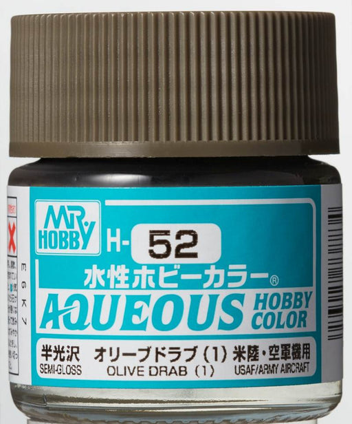 Mr. Hobby Aqueous Hobby Olive Drab (Semi-Gloss)