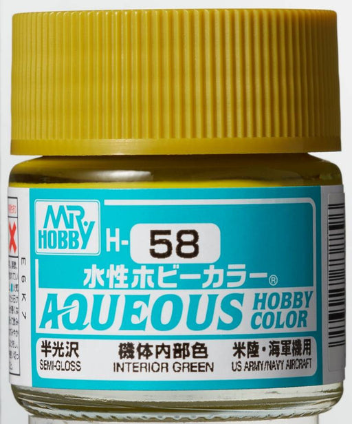Mr. Hobby Aqueous Hobby Interior Green (Semi-Gloss)
