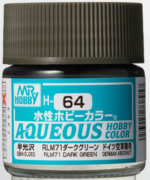 Mr. Hobby Aqueous Hobby Color RLM71 Dark Green (Semi-Gloss)