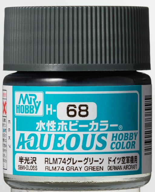 Mr. Hobby Aqueous Hobby Color RLM74 Dark Gray (Semi-Gloss)