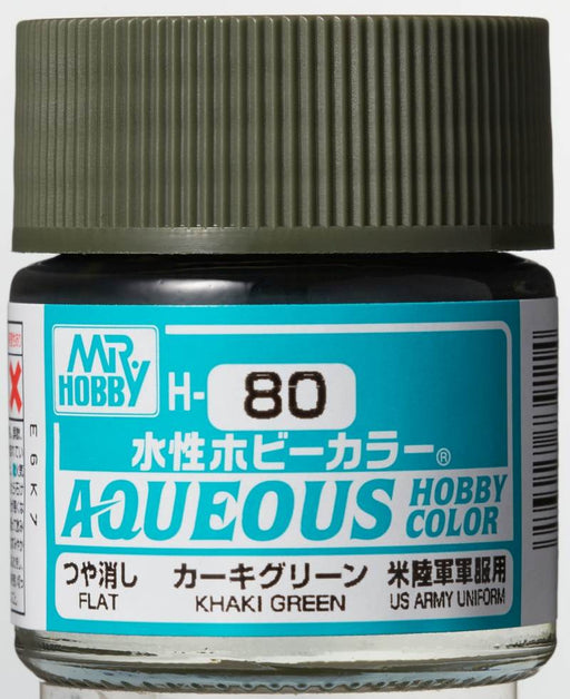 Mr. Hobby Aqueous Hobby Color Khaki Green (Flat)