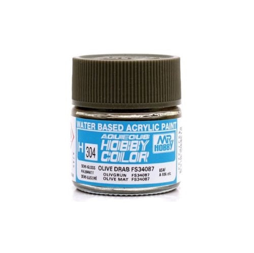 Mr. Hobby Aqueous Hobby Color Olive Drab FS 34067 (Semi-Gloss)