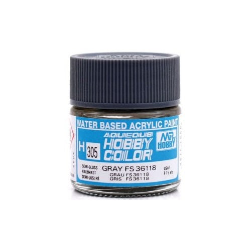 Mr. Hobby Aqueous Hobby Color Gray FS 36118 (Semi-Gloss)