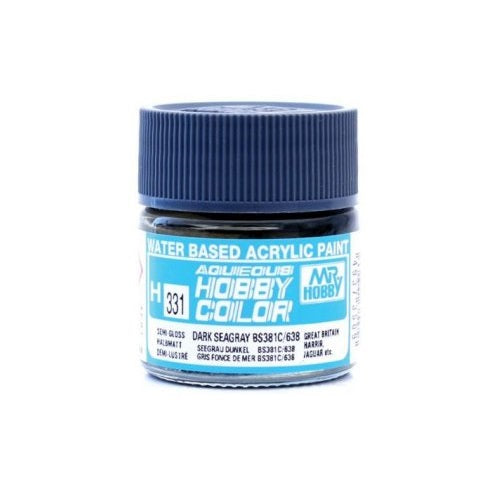 Mr. Hobby Aqueous Hobby Color Dark Seagray BS381C/638 (Semi-Gloss)