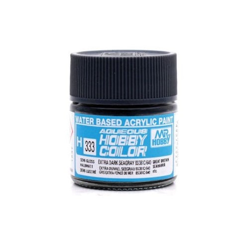 Mr. Hobby Aqueous Hobby Color Extra Dark Seagray S381C/640 (Semi-Gloss)