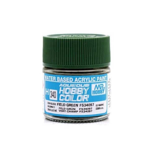 Mr. Hobby Aqueous Hobby Color Field Green FS34097 (Semi-Gloss)