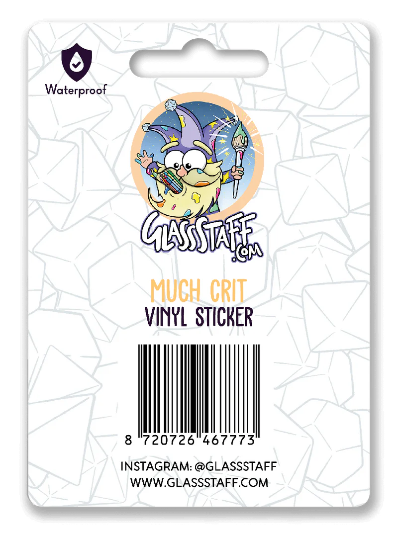 GlassStaff Sticker - Much Crit
