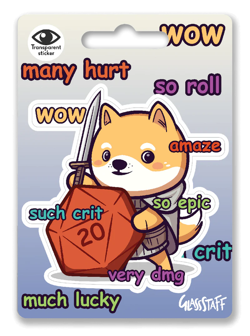 GlassStaff Sticker - Much Crit