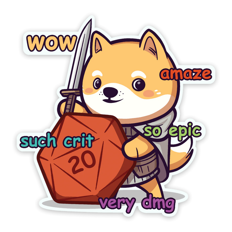 GlassStaff Sticker - Much Crit