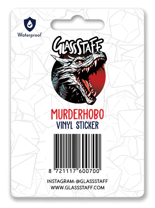 GlassStaff Sticker - Murderhobo