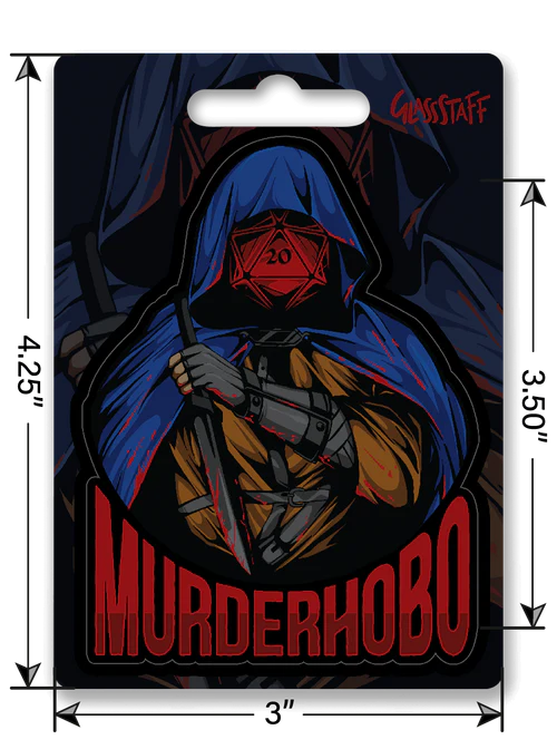 GlassStaff Sticker - Murderhobo