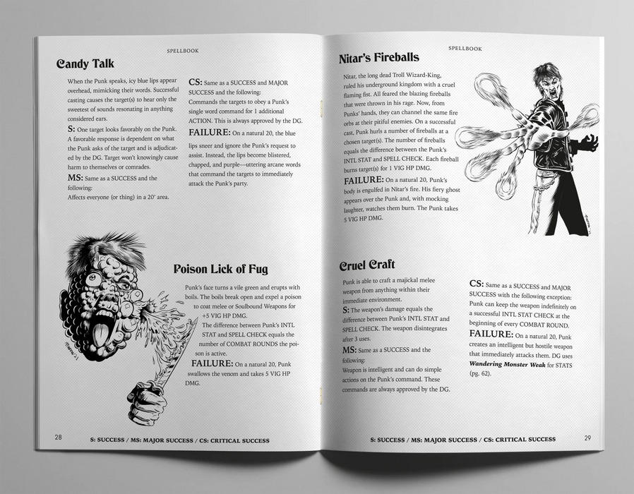 Mystic Punks Quickstart Rules