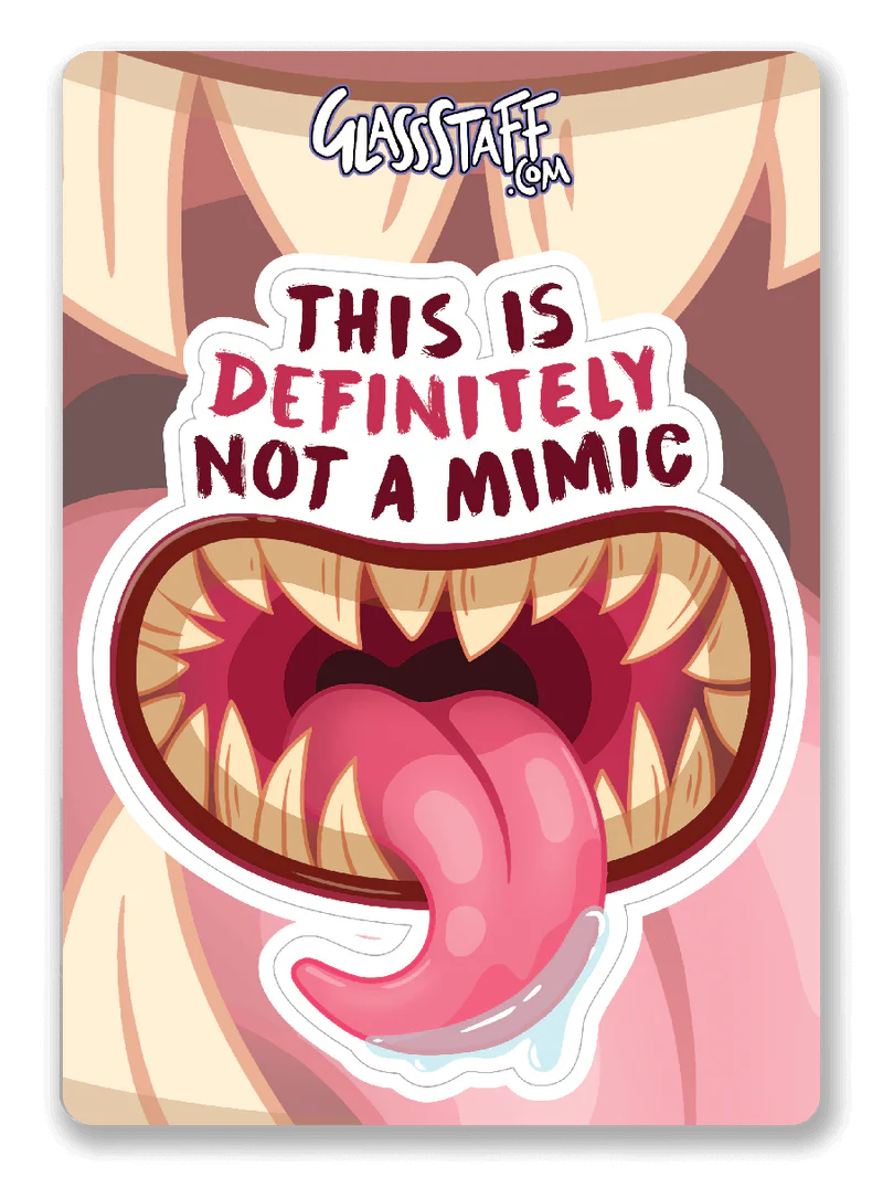 GlassStaff Sticker - Not a Mimic