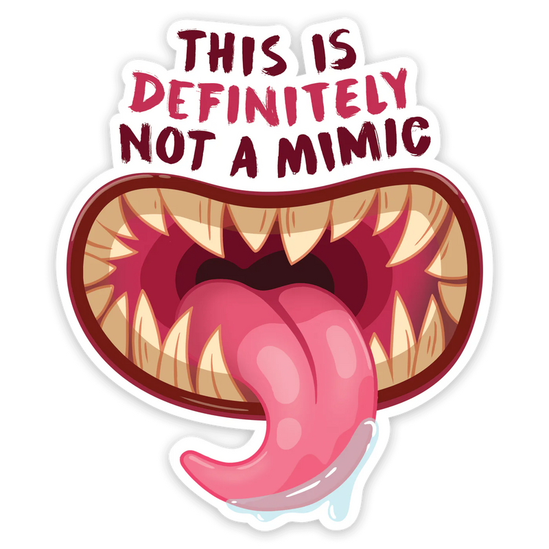 GlassStaff Sticker - Not a Mimic