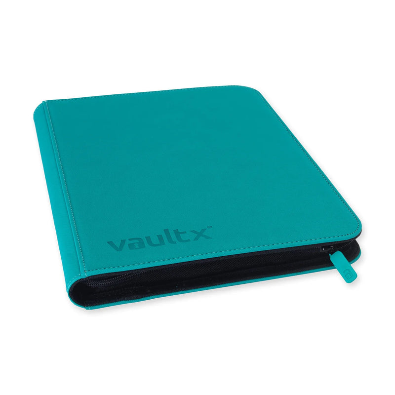 Vault X 9-Pocket Exo-Tec Zip Binder - Ocean Blue/Teal