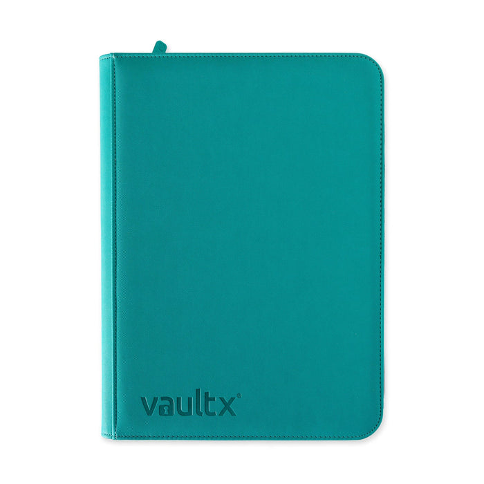Vault X 9-Pocket Exo-Tec Zip Binder - Ocean Blue