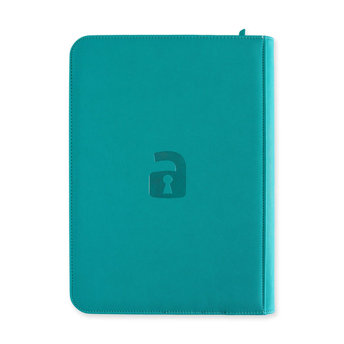 Vault X 9-Pocket Exo-Tec Zip Binder - Ocean Blue