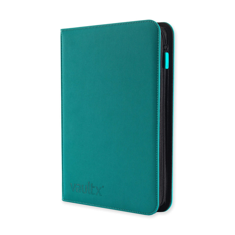 Vault X 9-Pocket Exo-Tec Zip Binder - Ocean Blue/Teal