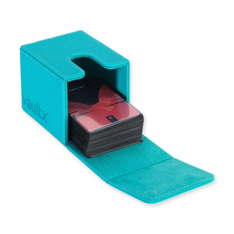 Vault X Exo-Tec Toploading Deck Box 80+ - Ocean Blue/Teal