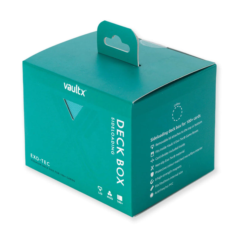 Vault X Exo-Tec Sideloading Deck Box 100+ - Ocean Blue/Teal