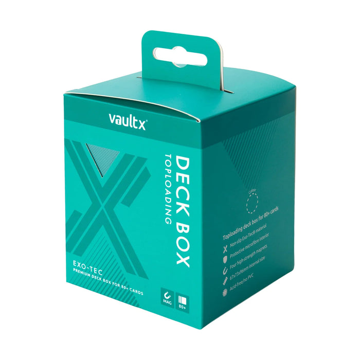 Vault X Exo-Tec Toploading Deck Box 80+ - Ocean Blue