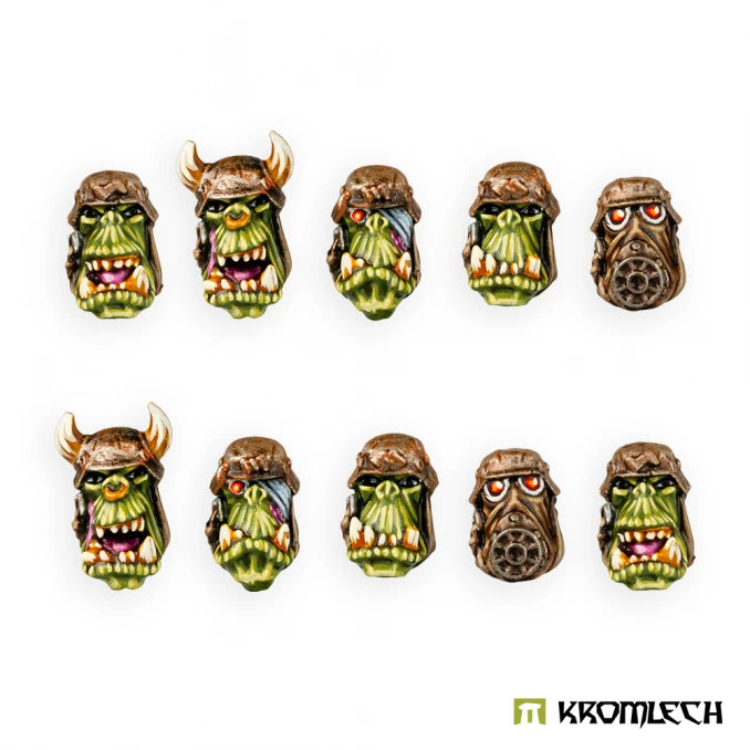 Orc Greatcoat Korps Heads Painted