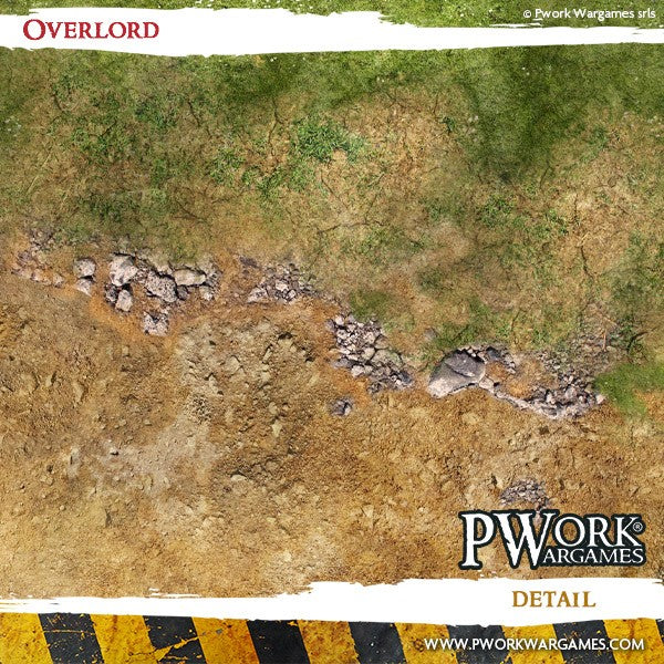 PWork Wargames Neoprene/Rubber Terrain Mat: Overlord - 44x60"