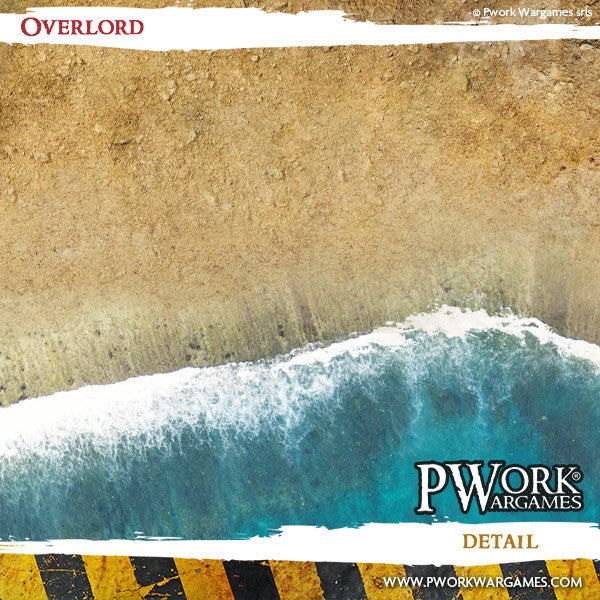 PWork Wargames Neoprene/Rubber Terrain Mat: Overlord - 44x60"