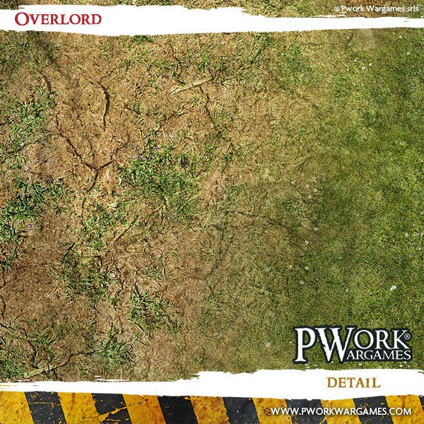 PWork Wargames Neoprene/Rubber Terrain Mat: Overlord - 44x60"