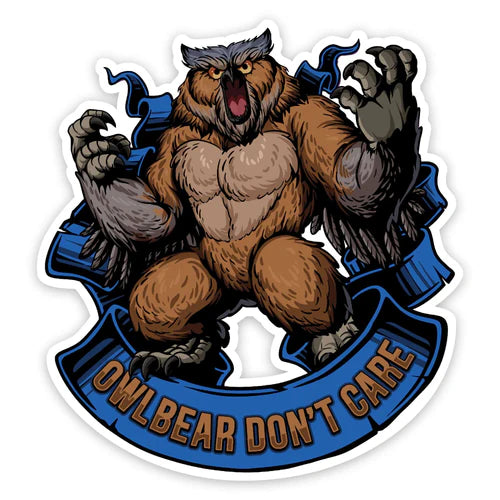 GlassStaff Sticker - Owlbear Don't Care