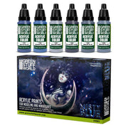 Acrylic Paint Set: Misty Blue