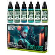 Acrylic Paint Set: Turquoise
