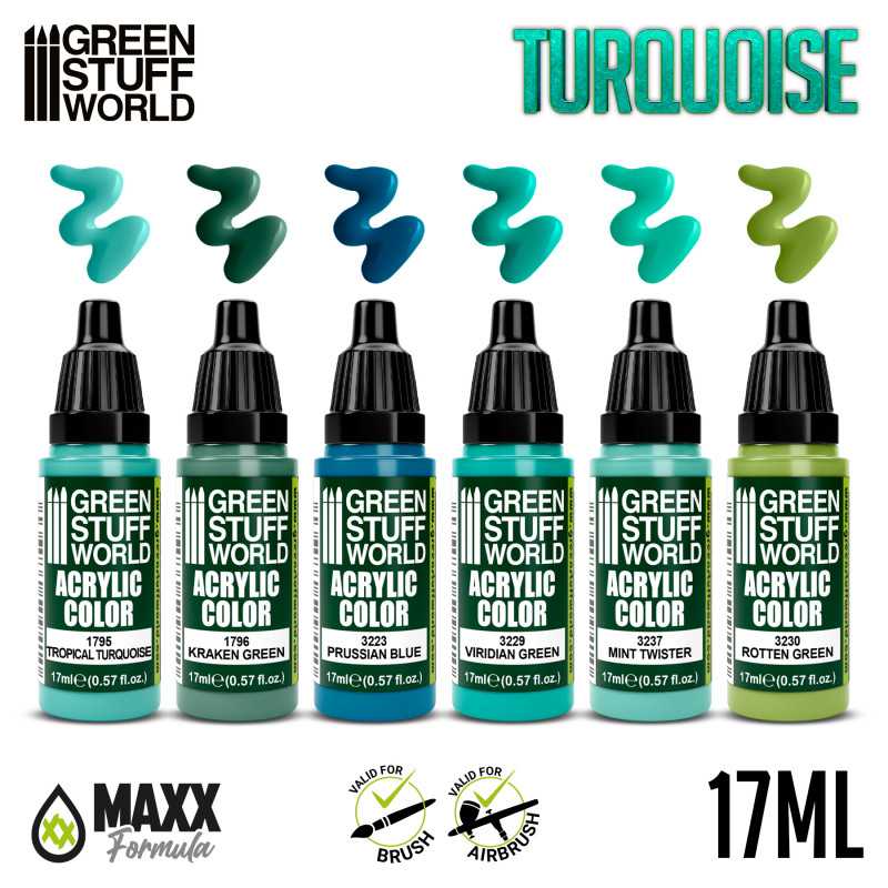 Acrylic Paint Set - Turquoise