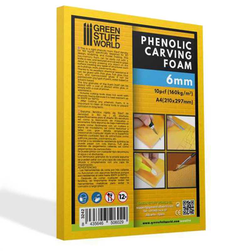 Phenolic Carving Foam - 6mm