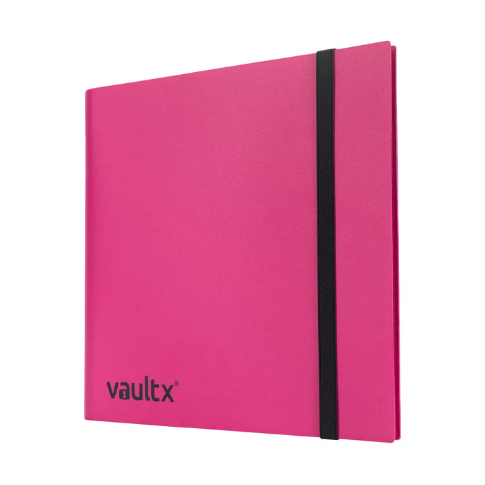 Vault X 12-Pocket Strap Binder - Pink