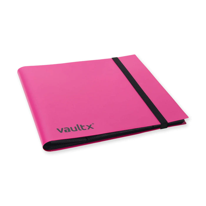 Vault X 12-Pocket Strap Binder - Pink